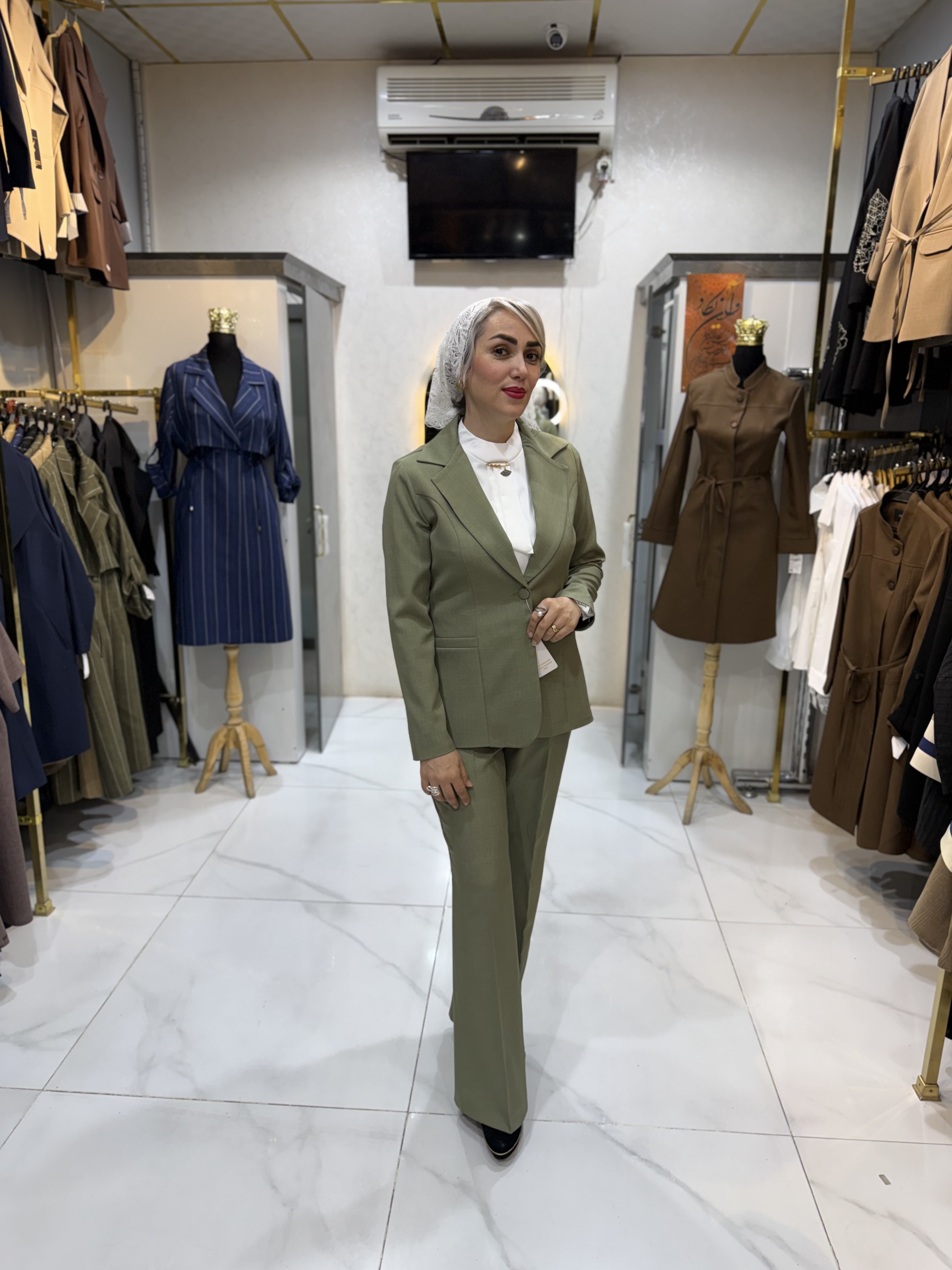 کت و شلوار مدل گل پری